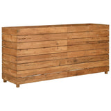 Vidaxl Sadzacza Wstaw 150x40x72 CM Recyklingowa teak i stal