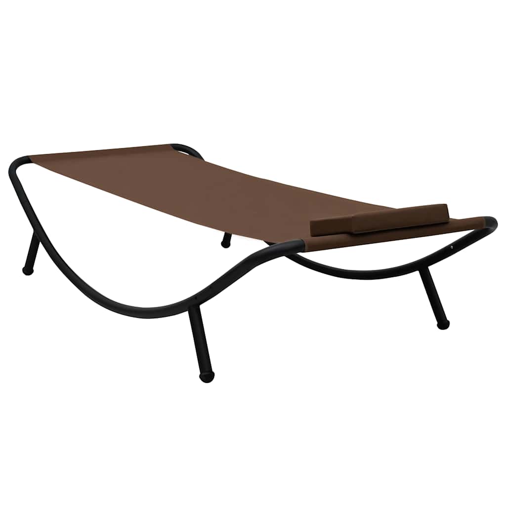 Vidaxl tuinbed 200x90 cm staal bruin