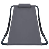Vidaxl tuinbed 200x90 cm staal grijs