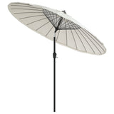 Vidaxl Parasol z aluminiowym biegunem 270 cm Sandy White