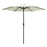 Vidaxl Parasol med aluminiumstång 270x246 cm Sandy White