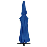 Vidaxl Parasol z aluminiowym biegunem 500 cm Azure Blue