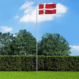 Vidaxl -flag Danmark 90x150 cm