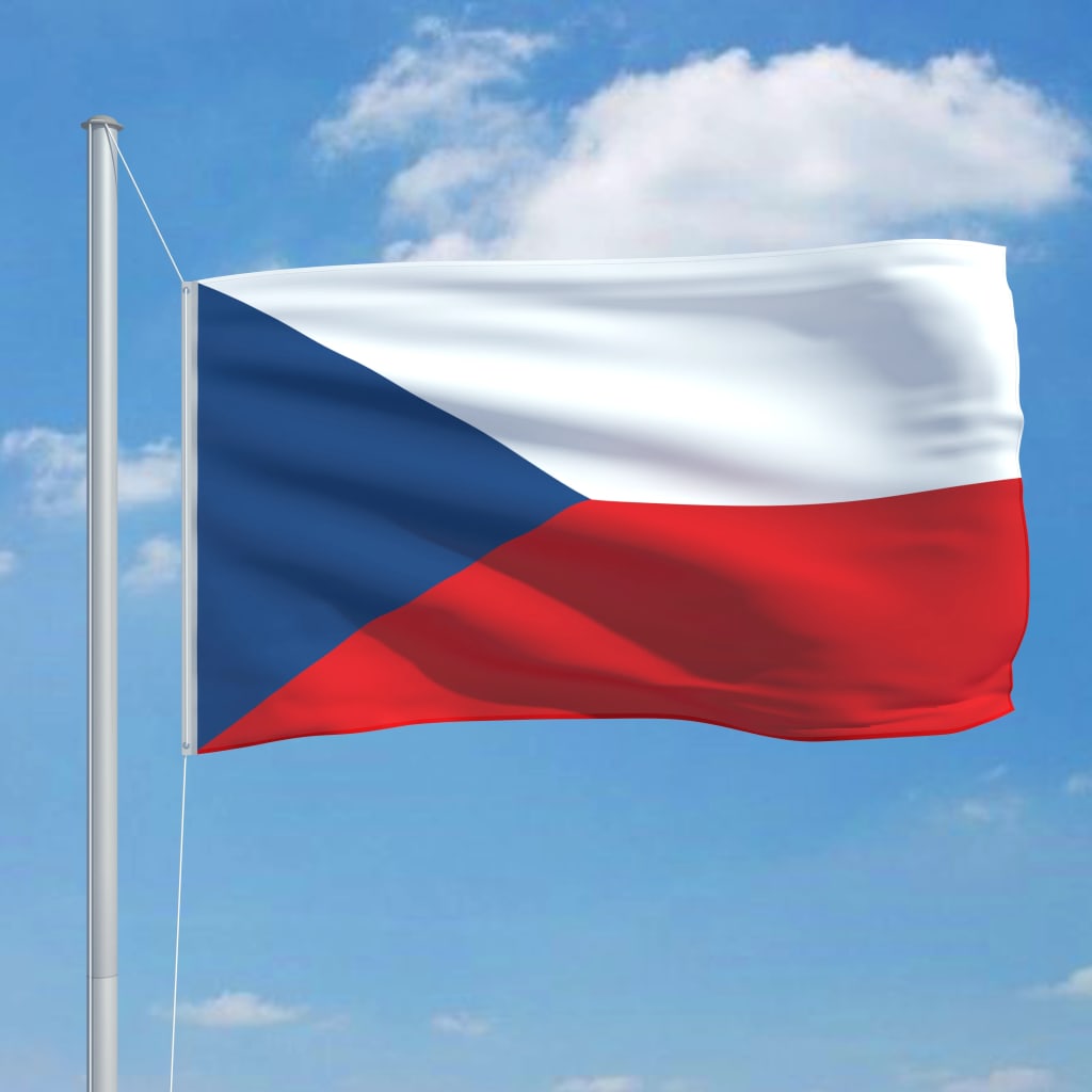 Vidaxl Flag Czech Republic 90x150 cm