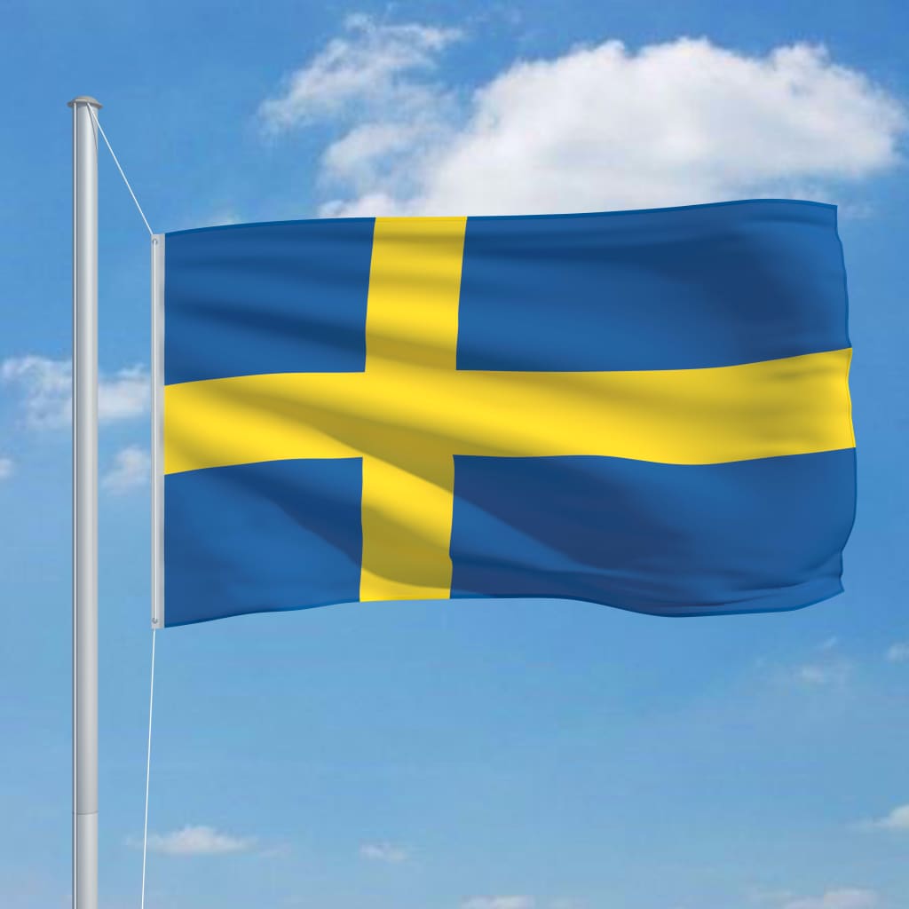 Vidaxl flag Sweden 90x150 cm