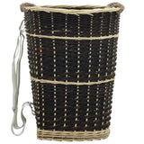 Vidaxl Wood basket with carrying straps 50x44x58 cm Natural willow wood