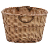 Vidaxl Holzkorb mit Griffen 88x57x34 cm Natural Willow Wood