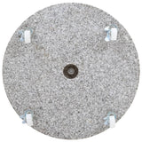 Vidaxl parolsols Fouss ronderëm 30 kg Granite Grey