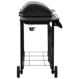 Vidaxl Gasbarbecue Grill s 4 gorilniki črni