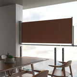 Vidaxl Garden Bildschirm ausziehbar 100x300 cm braun