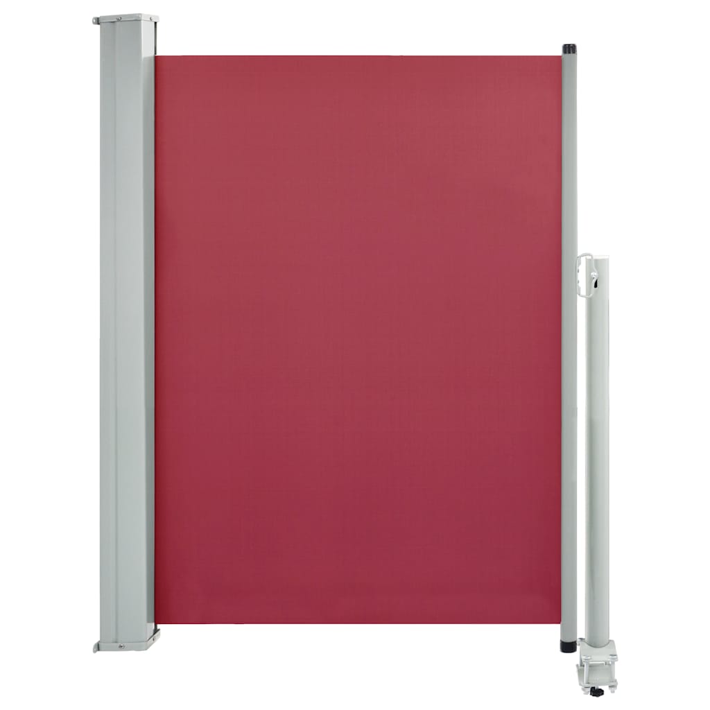 Schermo del giardino Vidaxl estendibile 100x300 cm rosso