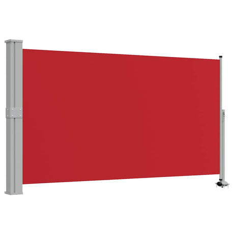 Vidaxl tuinscherm uittrekbaar 140x300 cm rood