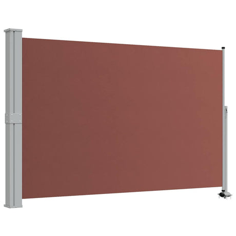 Vidaxl tuinscherm uittrekbaar 160x300 cm bruin