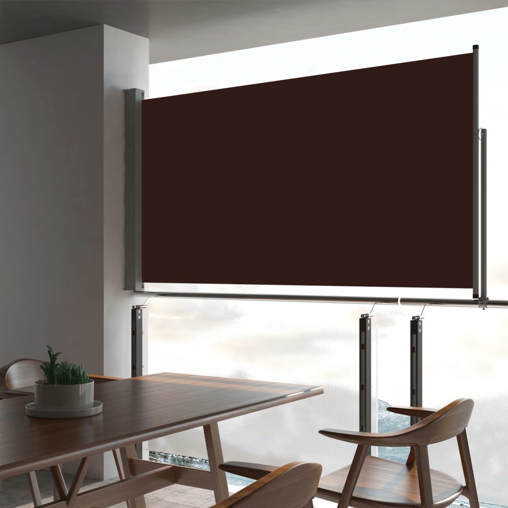 Vidaxl Garden Screen utvidbar 160x300 cm brun