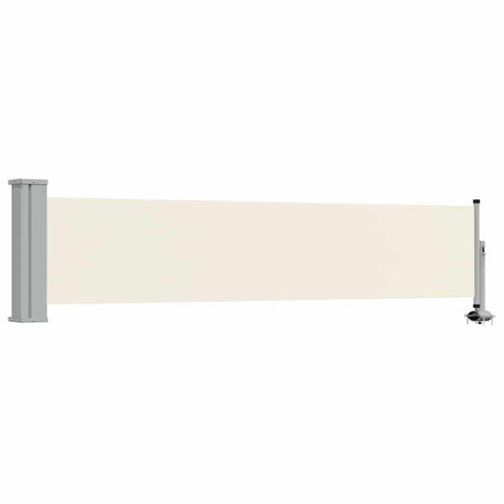 Vidaxl tuinscherm uittrekbaar 60x300 cm crèmekleurig