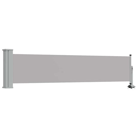 Vidaxl tuinscherm uittrekbaar 60x300 cm grijs