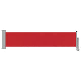 Vidaxl tuinscherm uittrekbaar 60x300 cm rood