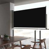 Vidaxl Garden Screen utvidbar 80x300 cm svart