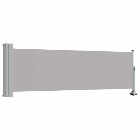 Vidaxl tuinscherm uittrekbaar 80x300 cm grijs