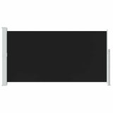 Vidaxl tuinscherm uittrekbaar 170x300 cm zwart