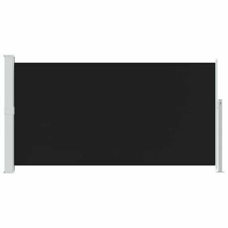 Vidaxl tuinscherm uittrekbaar 170x300 cm zwart