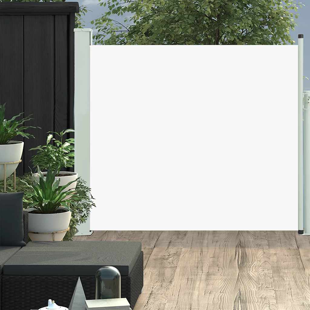 Vidaxl Garden Bildschirm Ausziehbar 100x300 cm Creme