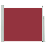 Vidaxl Garden Screen Extendable 100x300 cm röd