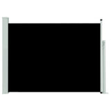 Vidaxl Garden Screen utvidbar 100x500 cm svart