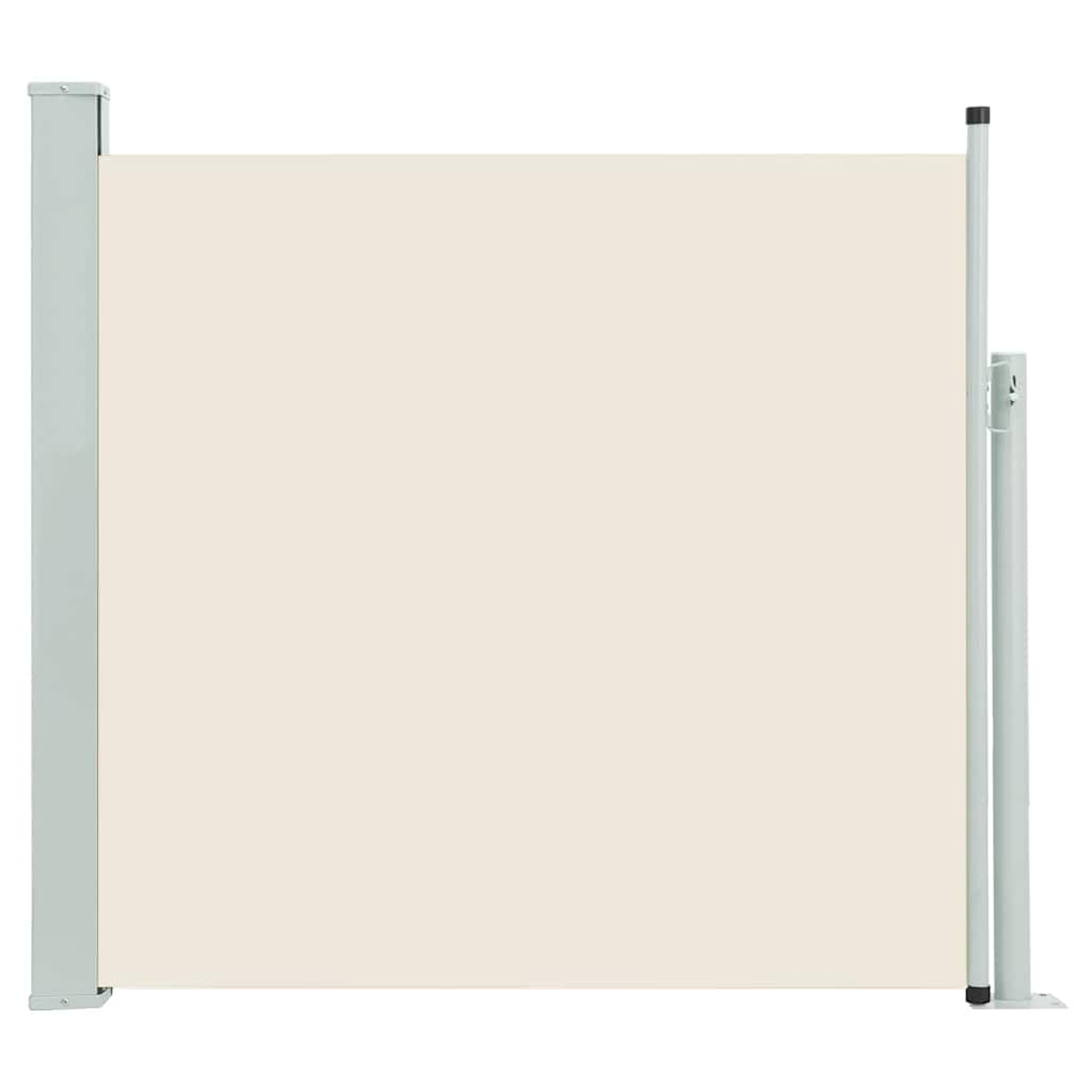 Vidaxl Gaartbildschierm verlängert 100x500 cm Crème