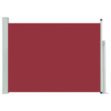 Écran de jardin vidaxl extensible 100x500 cm rouge