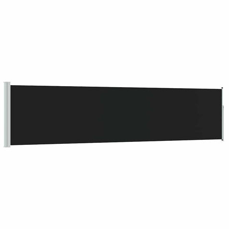 Vidaxl tuinscherm uittrekbaar 117x514 cm zwart