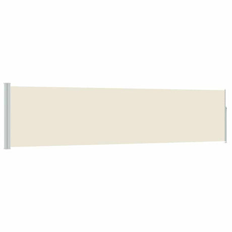 Vidaxl tuinscherm uittrekbaar 117x514 cm crème