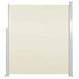Vidaxl tuinscherm uittrekbaar 140x500 cm crème