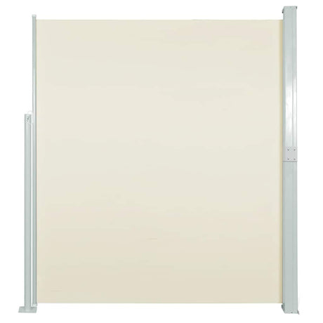Vidaxl tuinscherm uittrekbaar 140x514 cm crème