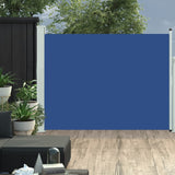 VidaXL Garden screen Extendable 140x500 cm blue