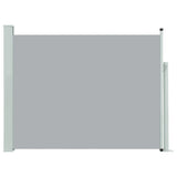 Schermata del giardino Vidaxl estendibile 140x500 cm grigio