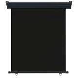 Vidaxl Balcony screen 145x250 cm Black