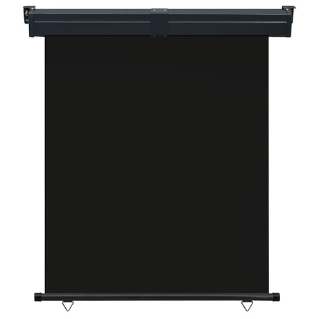Vidaxl balkonscherm 145x250 cm zwart