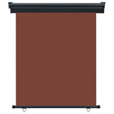 Vidaxl Balcony screen 145x250 cm brown