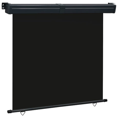 Vidaxl balkonscherm 165x250 cm zwart