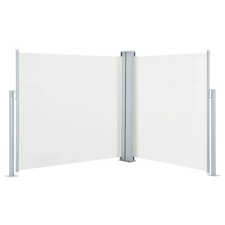 Vidaxl windscherm uittrekbaar 100x600 cm crème