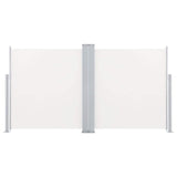 Vidaxl windscherm uittrekbaar 100x600 cm crème