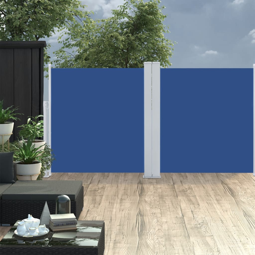 Parabrisas Vidaxl extensible 100x600 cm azul