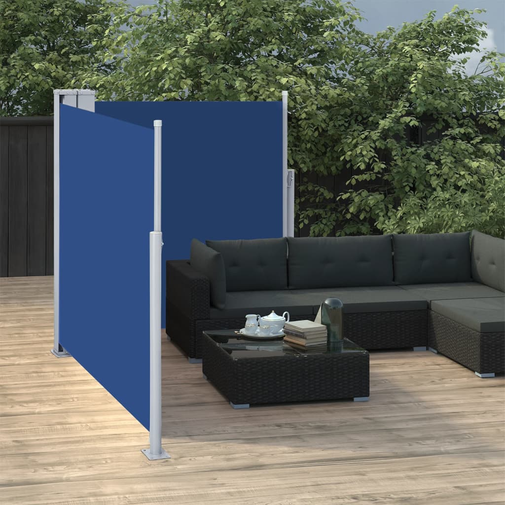 Parabrisas Vidaxl extensible 100x600 cm azul