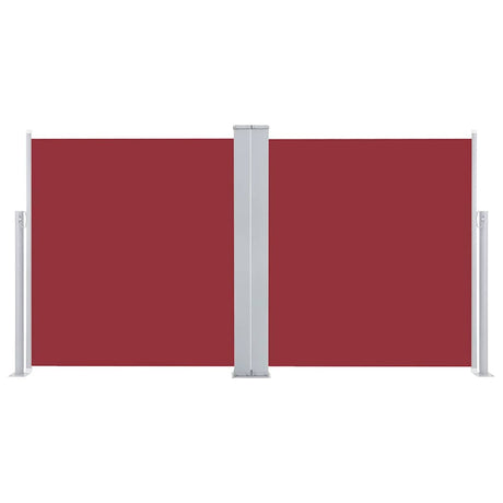 Vidaxl windscherm uittrekbaar 100x600 cm rood