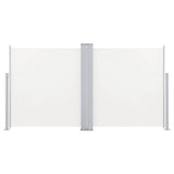 Vidaxl windscherm uittrekbaar 120x600 cm crème