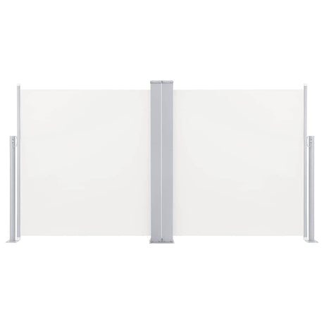 Vidaxl windscherm uittrekbaar 120x600 cm crème