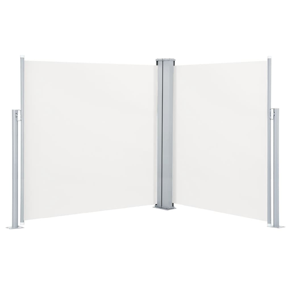 Vidaxl Windshield utvidbar 140x600 cm krem