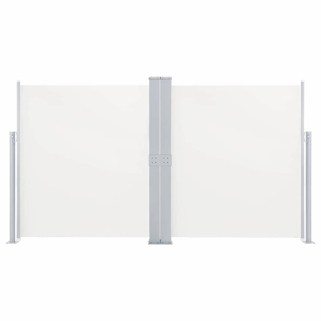 Vidaxl windscherm uittrekbaar 140x600 cm crème