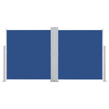 Vidaxl windscherm uittrekbaar 140x600 cm blauw